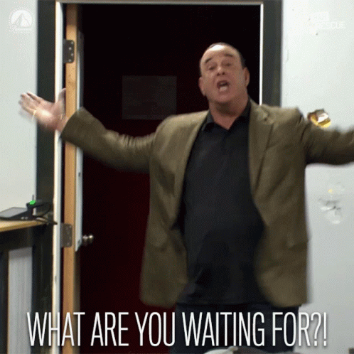 Angry Man What Are You Waiting For GIF