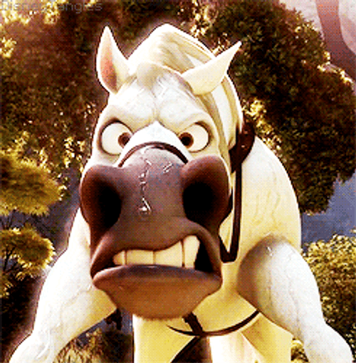Angry Maximus Tangled Horse GIF