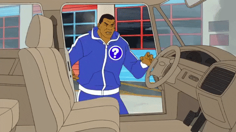 Angry Mike Tyson Ripping Car Animation GIF