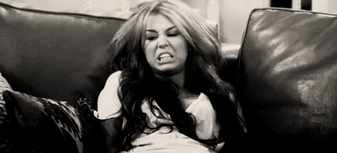 Angry Miley Cyrus GIF