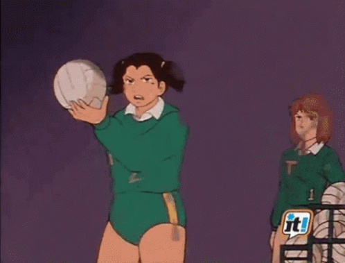 Angry Moby Dicky Volleyball Serve GIF