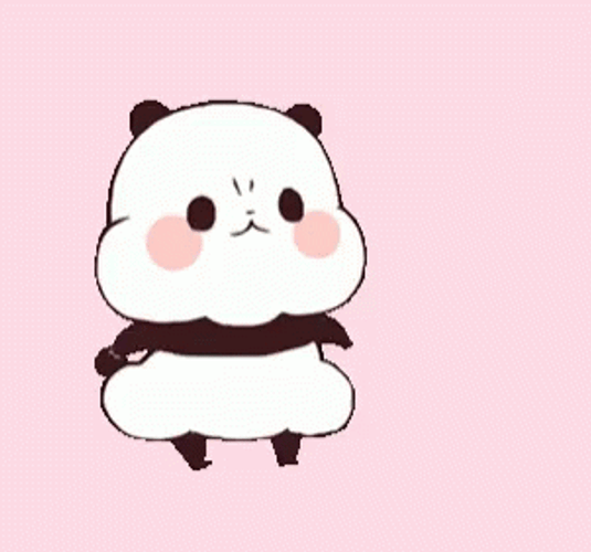 Angry Mochi Panda Full Cheeks GIF