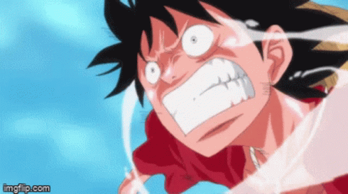 Angry Mode Of Luffy Gear 3 GIF