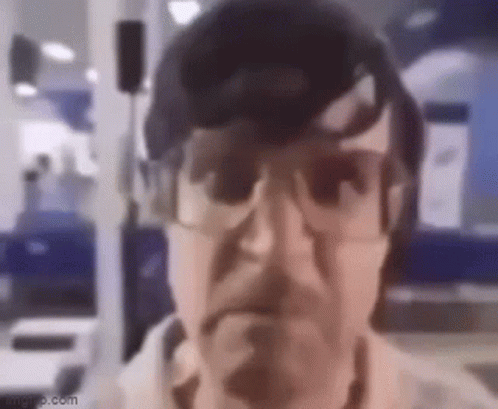 Angry Nerd Screaming Meme GIF