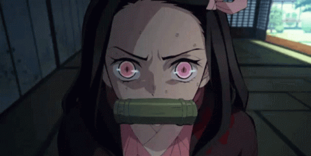 Angry Nezuko Vs Daki Intense Emotion Demon Slayer GIF