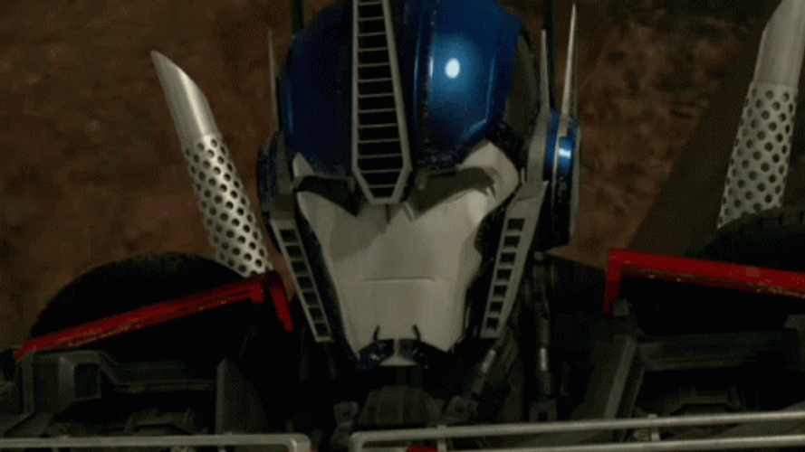 Angry Optimus Prime Cussing GIF