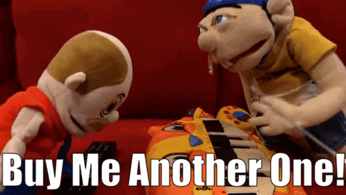 Angry Puppet Buy Me Anotha One GIF