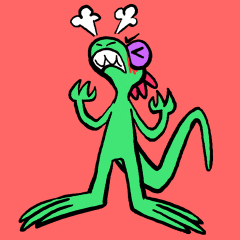 Angry Rex Face Pulls GIF