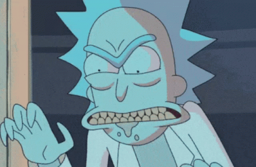 Angry Rick from Rick and Morty