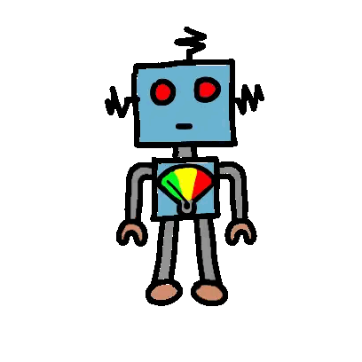 Angry Robot with Smoke Ears