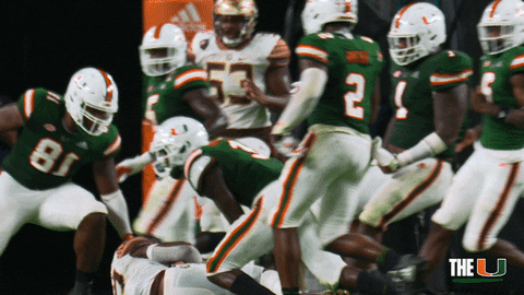 Angry Running Hawaii Football Player GIF