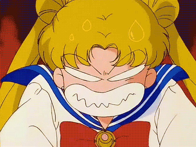 Angry Sailor Moon GIF