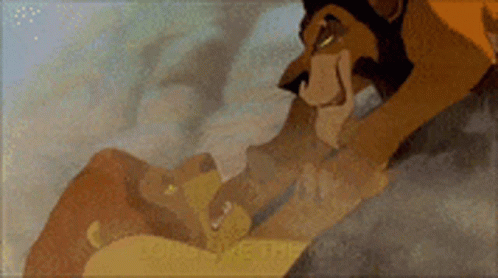 Angry Scar from Lion King with Green Smoke