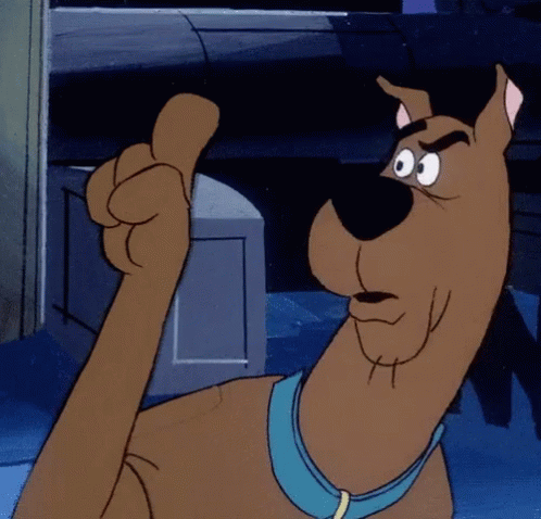 Angry Scooby Doo Shaking Head GIF