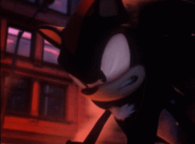 Angry Shadow The Hedgehog GIF