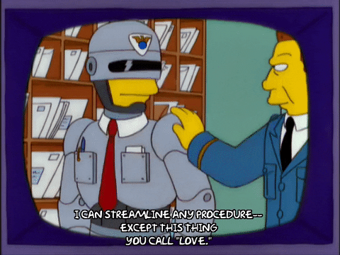 Angry Simpsons Robocop GIF
