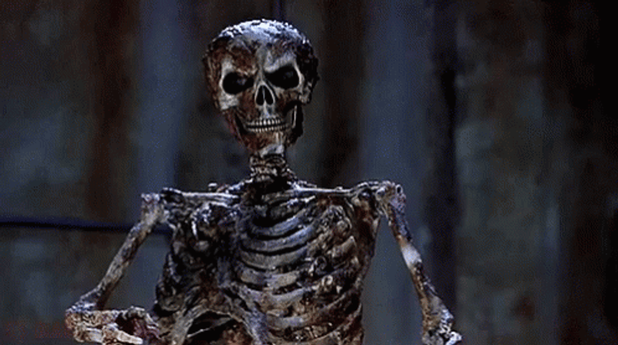 Angry Spooky Scary Skeletons GIF