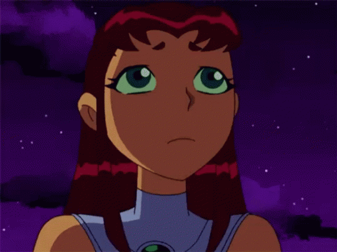 Angry Starfire Flying GIF