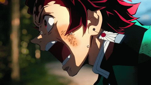 Angry Tanjiro Rengoku Vs Akaza GIF