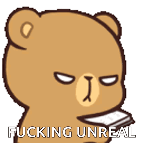 Angry Teddy Bear Fucking Unreal GIF