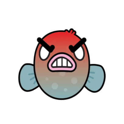 Angry Toca Boca Life Fish GIF