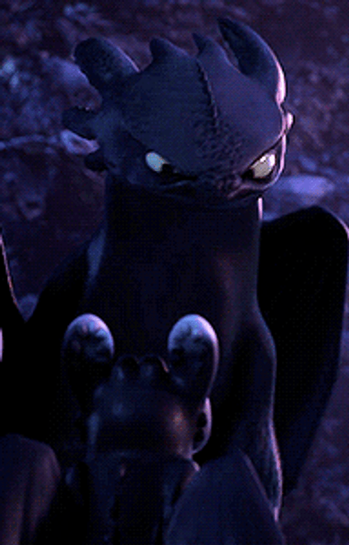 how to train your dragon toothless smile gif
