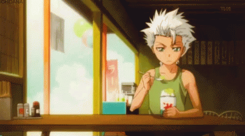 Angry Toshiro Disturbed Eating GIF