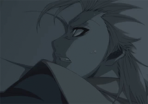 Angry Toshiro Groaning GIF