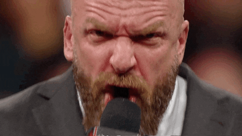 Angry Triple H You've Got It Dave GIF
