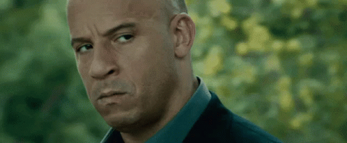 Angry Vin Diesel Glare GIF