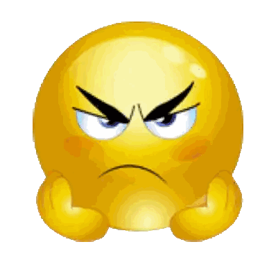 Angry Yellow Smiley Face