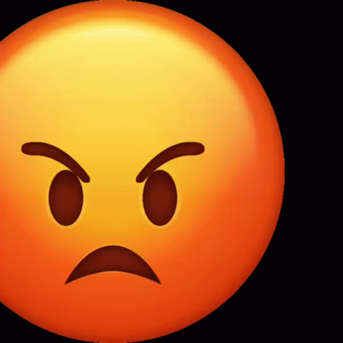 Angry Yellow Smiley Face