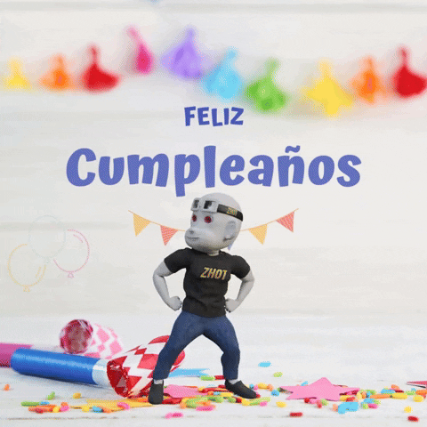 Animado Feliz Cumpleaños 480 X 480 Gif GIF