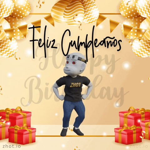 Animado Feliz Cumpleaños 480 X 480 Gif GIF