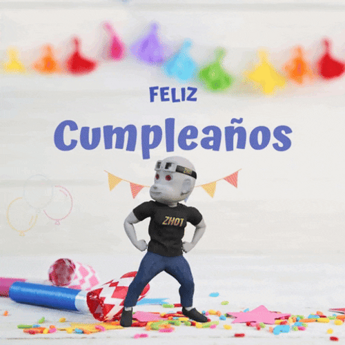 Animado Feliz Cumpleaños GIF