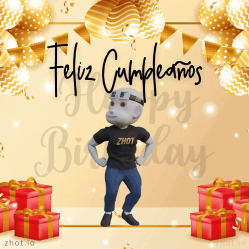 Animado Feliz Cumpleaños GIF