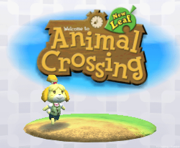 Animal Crossing New Leaf intro GIF