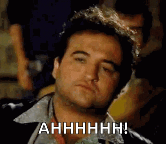 Animal House Bluto Blutarsky Screaming GIF