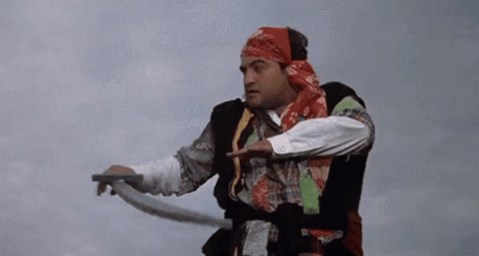 Animal House John Belushi Pirate Costume GIF