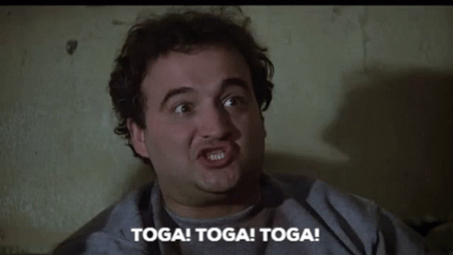 Animal House John Belushi Toga GIF