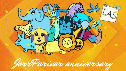 Animals 5 Year Work Anniversary GIF