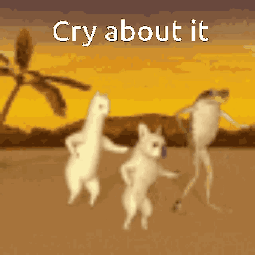 Animals Dancing Cry About It
