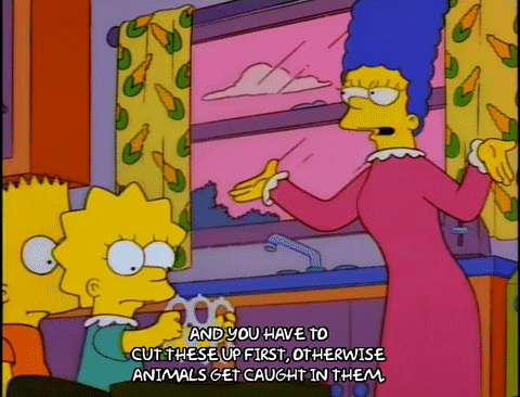 Animals Get Caught In Them The Simpsons GIF