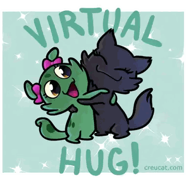 Animals Hugging Virtual Hug