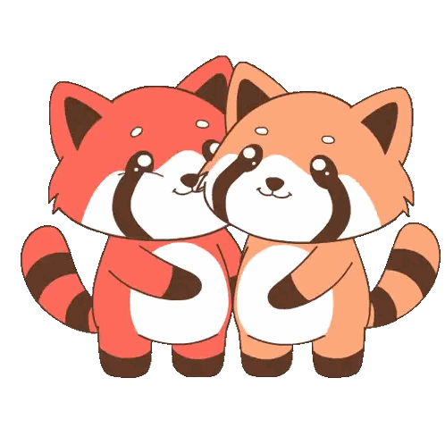 Animals Hugging with Hearts
