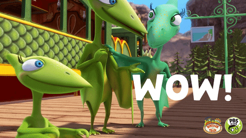 Animated Aliens Amazed Wowza GIF