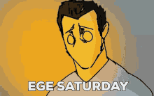 Animated Art Saturday Greeting Meme GIF