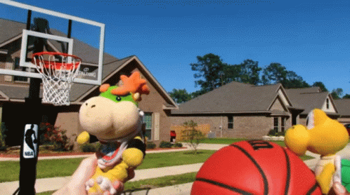 Animated Basketball Kuba Fire Dragon GIF