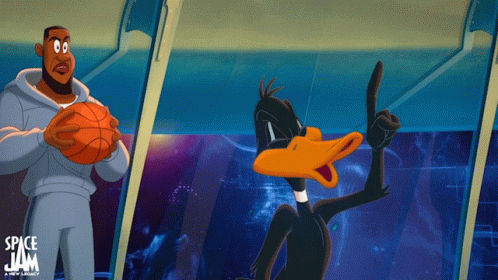 Animated Basketball Space Jam GIF