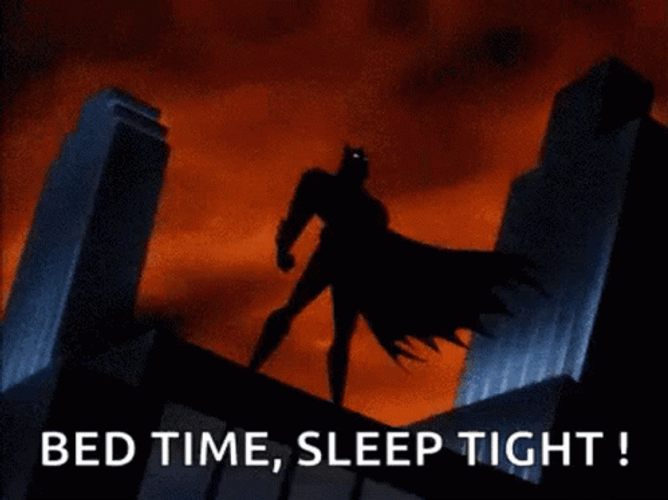 Animated Batman Good Night Sleep Tight GIF